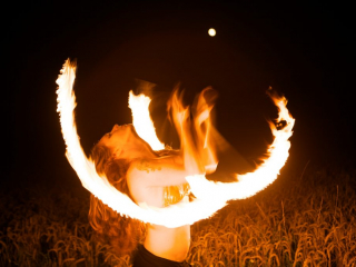 Fire Dancer - World Top Model Show - Zurich 1997