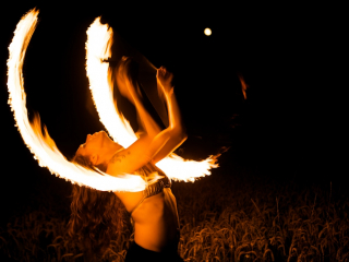 Fire Dancer - World Top Model Show - Zurich 1997