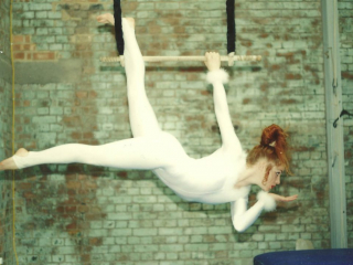 Resident Trapeze Artist, The Piano Bar, 1997 Greece